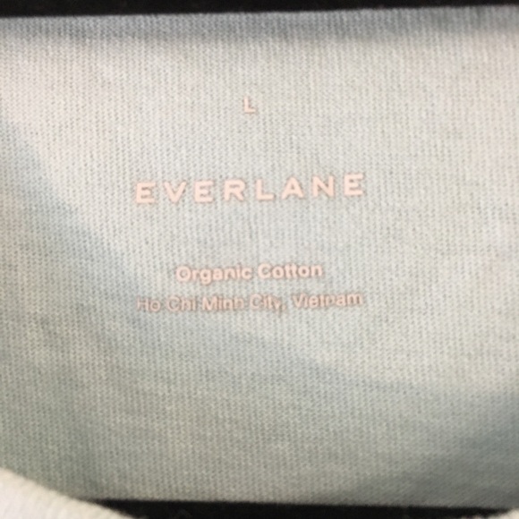 Everlane 100% Organic Cotton Short Sleeve T-Shirt Bundle (3) Large Blue Orange - Picture 2 of 9